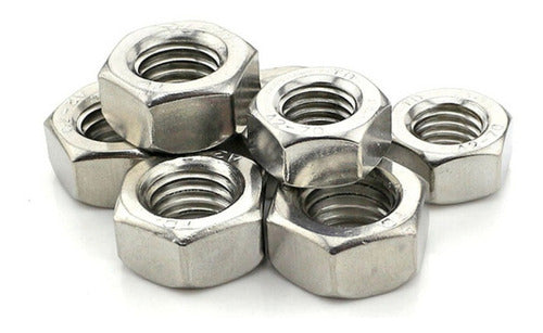 Adi Hexagonal Nut 1/4" Cincada Pack of 100 Units 0