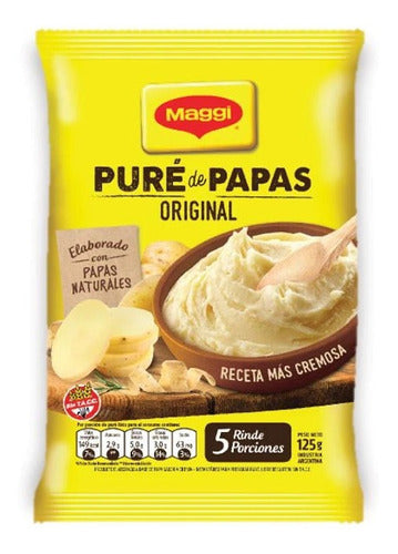 Pure De Papas Maggi Instantaneo 125g X 3 Unidades 1