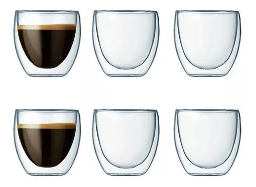 Schott Zwiesel Set of 2 Double Wall Glass Coffee Mugs 80 ml 4