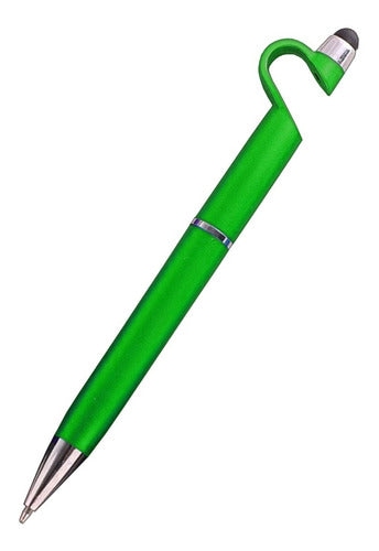 3-in-1 Touch Screen Stylus Pen with Cell Phone Holder Slot 0