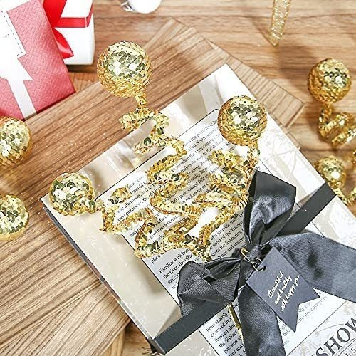 Zhanyigy Gold Christmas Tree Decoration - 6 Ramas De Decoracion Para Navidad Dorado 4