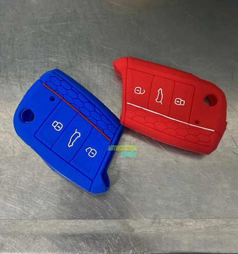 Silicone Key Cover for VW Golf Mk7 Polo Brand New 0
