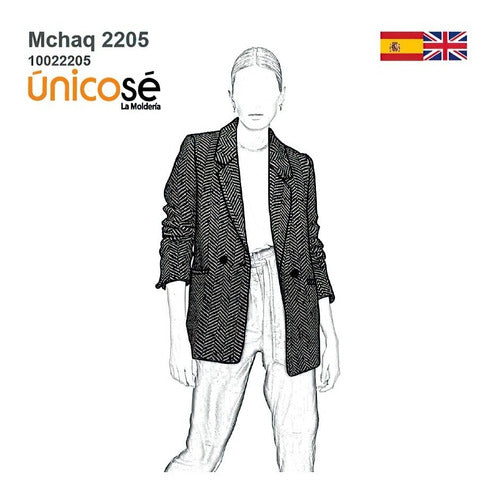 Moldes Unicose Mold Campera Blazer Recta Mujer 2205 0