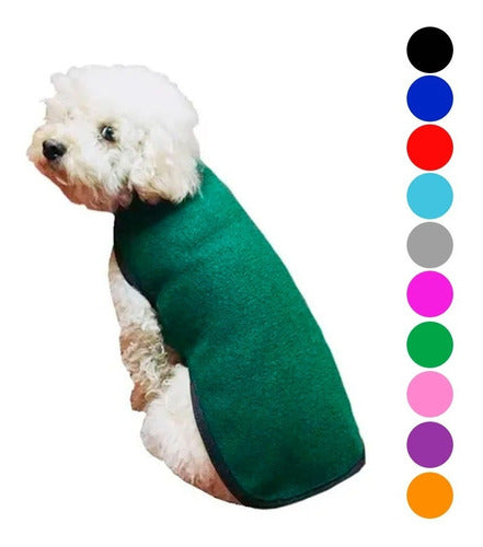 Kit X2 Buzos Abrigo Poncho Polar Para Mascotas Talles Varios 4