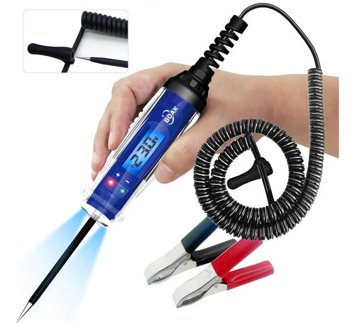 BOAK Bidirectional Voltage Circuit Tester 3-60V DC 0