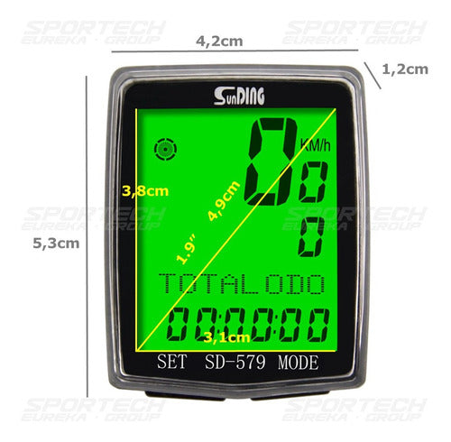Digital Bicycle Speedometer Mountain Road MTB 29 Inch Wired Version 22