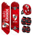 Skate Patineta 60x15 Set Proteccion Casco Boca River Oferta 3