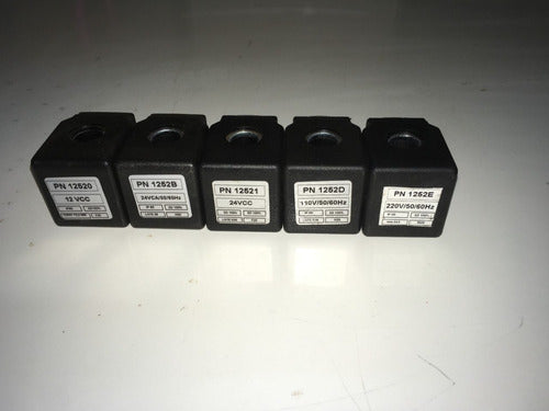 Bobina Solenoide - Furo 13mm. Alt.39mm. Larg.36mm. 12vcc 3