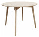 Mundo Pino Round Nordic Dining Table 100 Cm Diameter 0