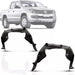 Kit X2 Pasarruedas Guardaplast Vw Amarok Delantero 2010/2019 2