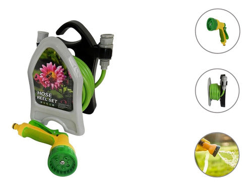 Gardening Kit with Reinforced Hose and Watering Gun 0
