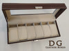 DG Leather Boxes Elegant Watch Case for 6 Watches 5