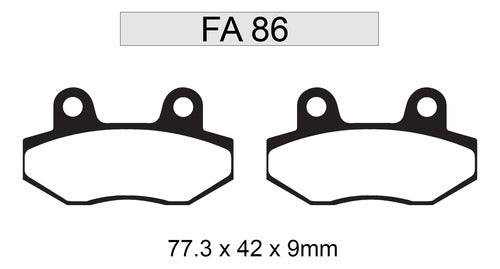 Pastillas De Freno Brava Nevada 110 Dlx 110 Spot Moto 3