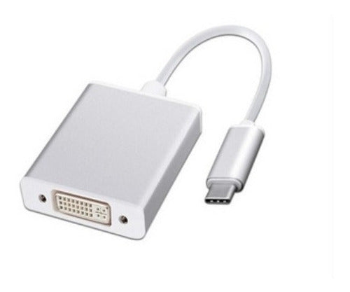 Adaptador Covertidor Usb C A Dvi - Hdmi  Pc Celular Notbook 0