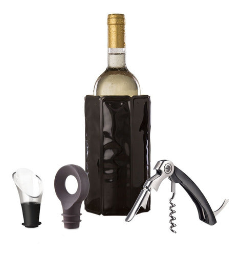 Set Vino Starter Vacuvin Sacacorchos Servidor Tienda Pepino 0