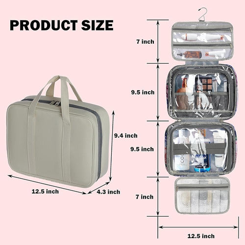 Cango Portable Hanging Travel Toiletry Bag Waterproof 1