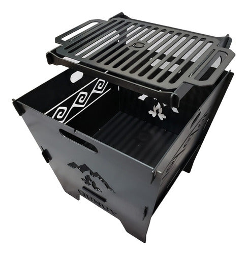 Qunuy Removable Built-in Griller with Grate and Griddle 0
