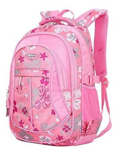 Bolsa De Escuela Mochila Impresa Jiayou Kid Child Girl Flowe 0