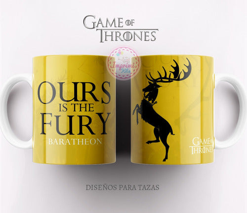 Plantilla Game Of Thrones Tazas Sublimar Sublimacion 7