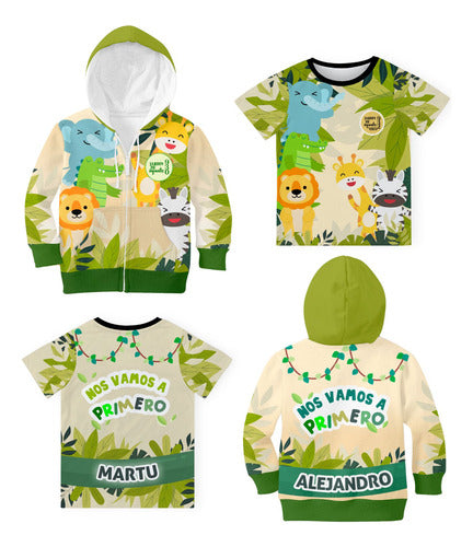 Zoeilen Ind Campera + Remera Egresados Jardin Niños Selva 0