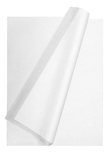 100 Hojas 20  X14  Papel De Seda Blanco Envoltura De Regalo 0