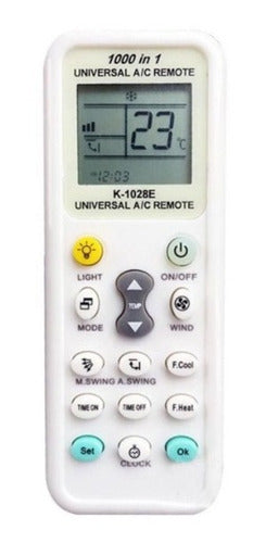 Chunghop K-1018E Universal Air Conditioner Remote Control with Flashlight 0