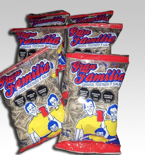 Gran Familia Premium Roasted Salted Sunflower Seeds X 20 Units Of 90g Each 0