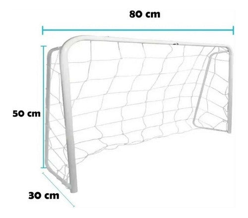 Rupor SRL Mini Soccer Goal Set with N5 River Plate Ball - Perfect Kids' Gift 3