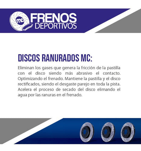 FRENOS DEPORTIVOS MC Discos Deportivos Fiat Punto Pulse Argo Cronos 1