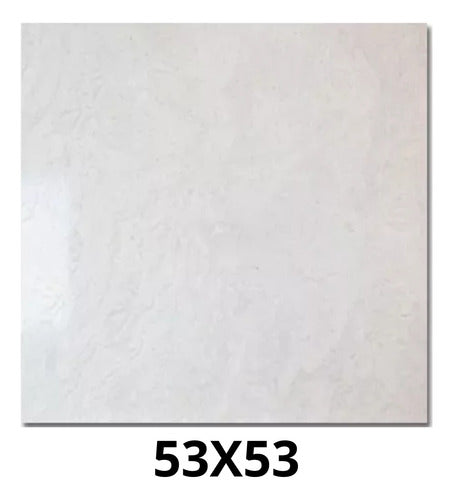 San Pietro Porcelanato Calipso White Brillante 53x53 1ra Cal Premium 1