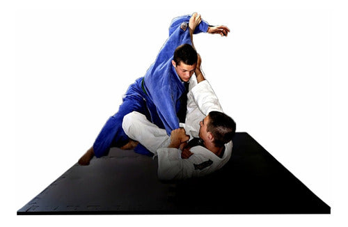 Tapete Eva Tatame Preto Luta/jiu-jitsu 1,00x1,00x20mm 4 Pçs 0