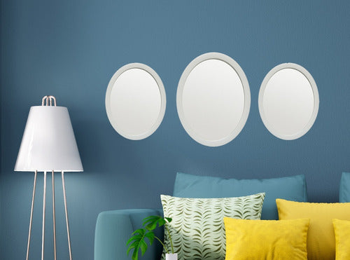 Set of 3 Modern Nordic Decorative Mirrors 1