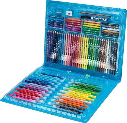 Juego Lapices Marcadores Crayones Maped Escolar 100 Piezas 0