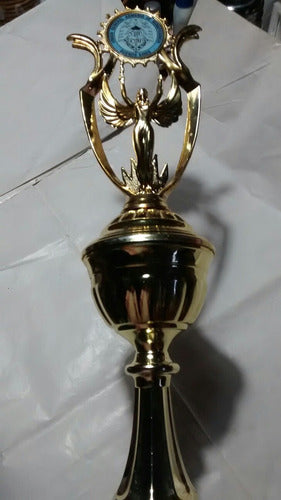 Ping Pong-trofeo-primer Puesto-año 2018-alto: 43 Cm-unico- 2