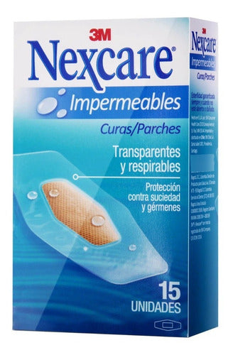 3m Nexcare Waterproof Transparent Bandages x15 1