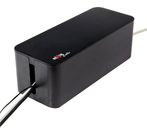 Organizer Box for Electric Cables Boxtul Power Strip Black 0