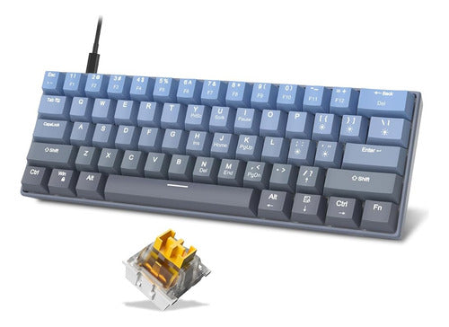 Teclado Mecánico Magegee 60%, Teclado Para Juegos Con Cable 0