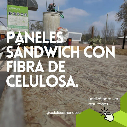 Panel Sándwich Para Construcción En Seco Aislante Celulosa 3