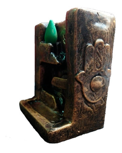 Smoke Cascade Fountain Om-Hand of Fatima - Sacred Flame 3
