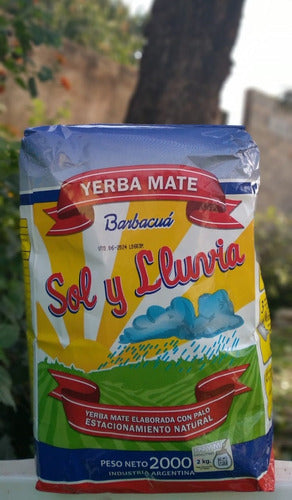 Sol y Lluvia Yerba Mate - 4 Units of 2 kg + Surprise Gift 2