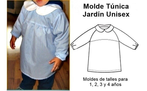 Moldes Para Imprimir - Túnica Jardín | 1-2-3-4 Años 3