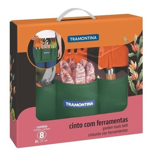 Juego Set Cinturon Con Herramientas De Jardineria Tramontina 1