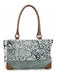 Myra Bag S1151 Bolsa De Lona Con Diseño De Hojas 3