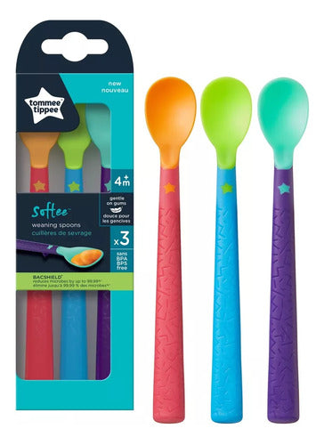 Tommee Tippee Softee Spoons +4 Months X3 0