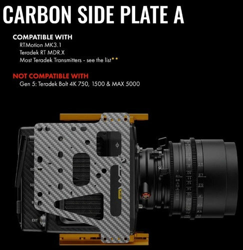 Placas Laterais De Carbono A 1