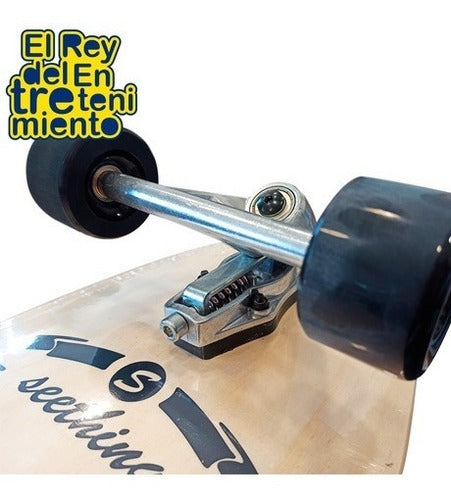 Seething Skate Longboard Carver Surfskate with Grip - El Rey 5