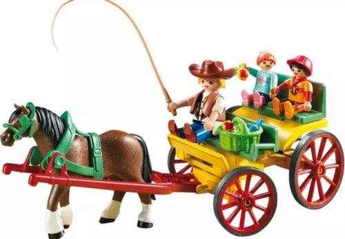 Playmobil 6932 Country Carriage with Horse 2