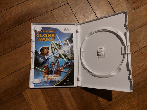 Wii Caja Y Manual (sin Juego) De Starwars The Clone Nintendo 1