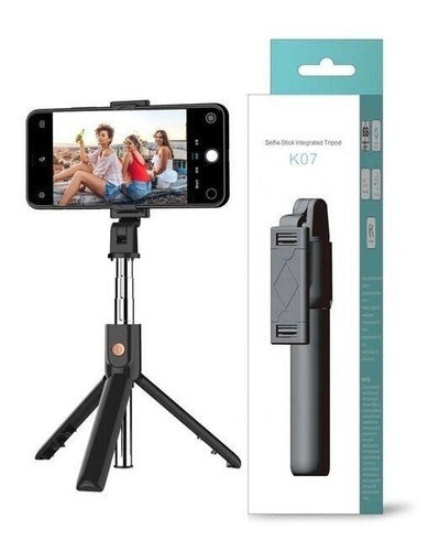 Kseries Tripode Celular Selfie Stick Control Bluetooth Foto Viaje 0