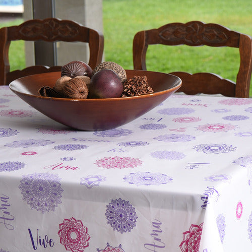 Wholesale Pack of 10 Light Printed Tablecloth 1.40 4